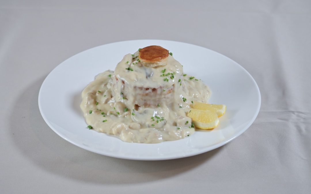 La bouchée à la reine est un des plats signature de la maison.